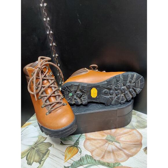 Zamberlan Ladies Hiking Brown Boots Size US 8 1/2  39 Vibram soles Style A306 - Picture 7 of 7